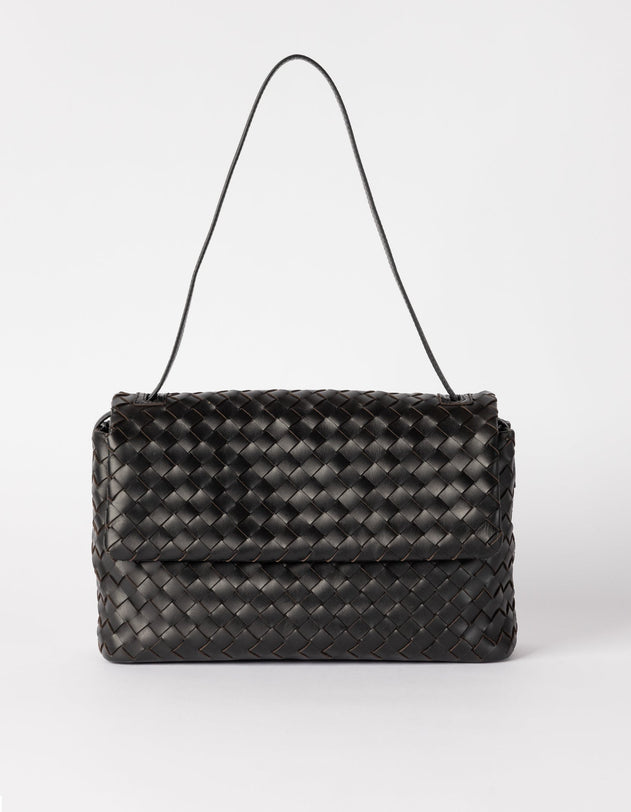 Kenzie Woven Bag Classic Leather Black