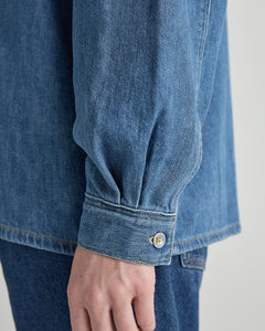 Reese Denim Shirt Medium Stone