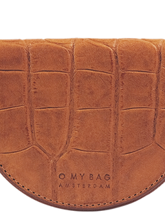 Laura -kolikon kukkaro Cognac Classic Croco