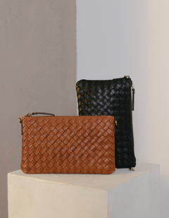 Lexi Bag Woven Classic Leather Black