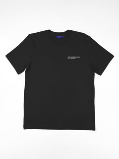 Organic Cotton Unisex Logo T-Shirt Nero