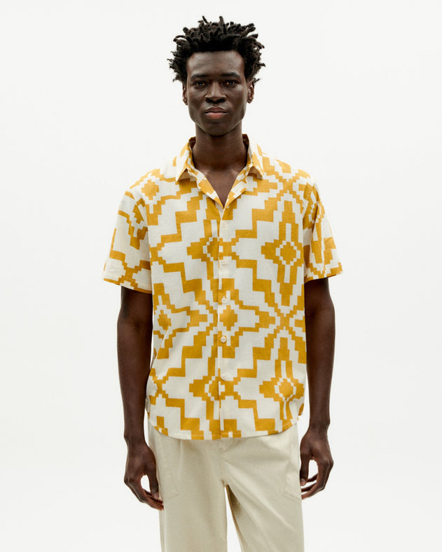 Men's Tom Shirt Illusion Microchip Yellow