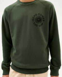 Happy Sun Sweatshirt Green