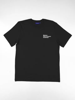 Organic Cotton Unisex Ocean T-Shirt Nero