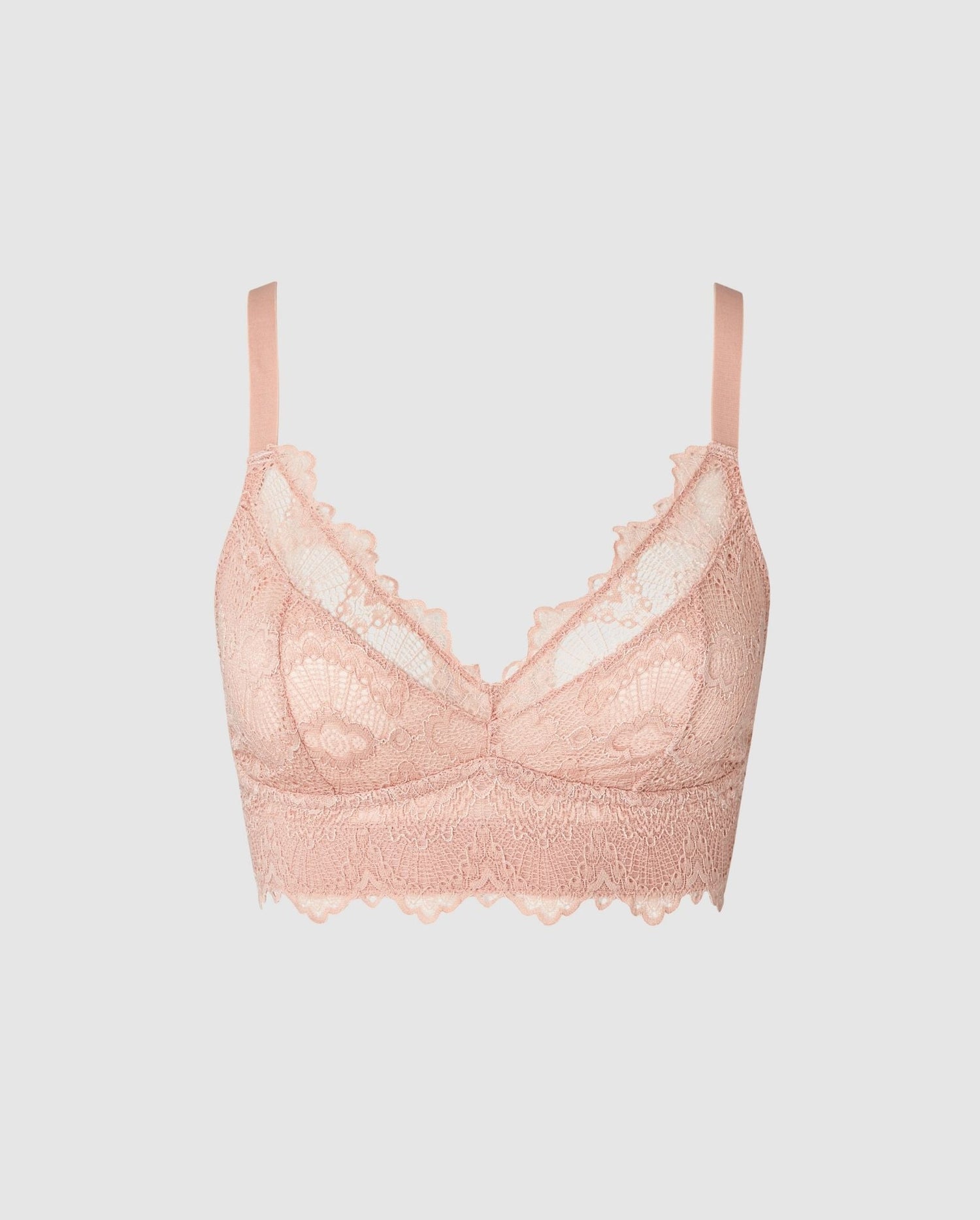 Lace Support+ Bralette Nude