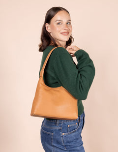 Nora Bag Soft Grain Leather Oak