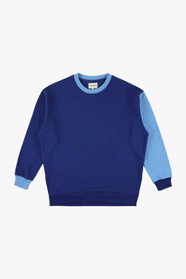 Domestic Scene Sweatshirt Navy Blue