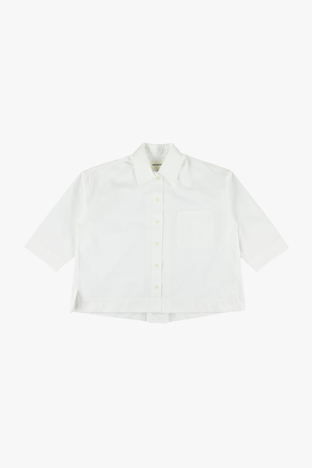 Flying Horse Button-up Shirt Off-White