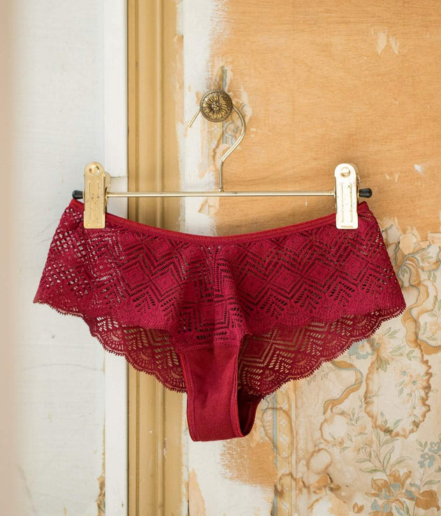 Dawa Shorty Alushousut Tummanpunainen