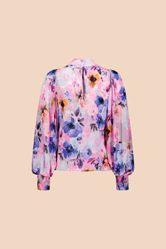 Puff Blouse Lilac Anemone