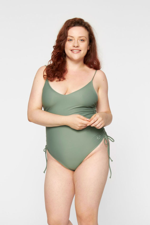 Pantai Adjustable Swimsuit Army Green