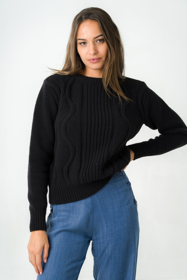 Cosmos Sweater Black
