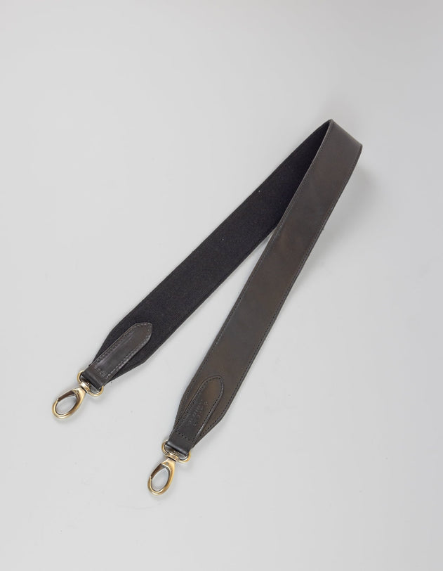 Käännettävä Crossbody Hihna Musta Klassinen Nahka