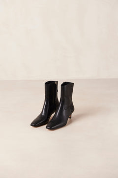 Nash Leather Ankle Boots Black