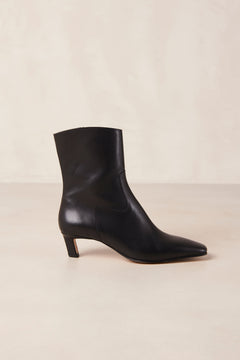Nash Leather Ankle Boots Black