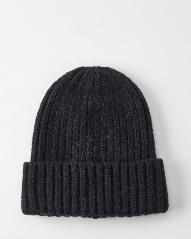 Rib Beanie Echos Black