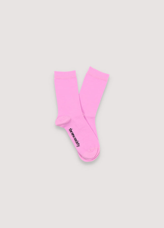 Socks Rib Iris Pink