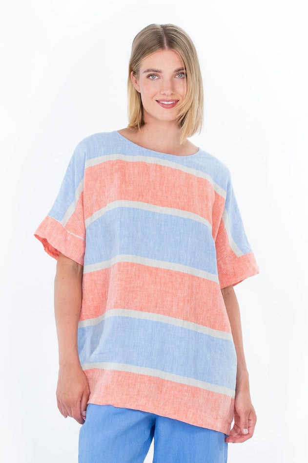 Solmu Linen Tunic Orange