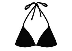 Rio Triangle Bikini Top Plain Pepper Black