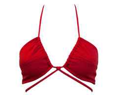 Geranium Bikini Yläosa Punainen
