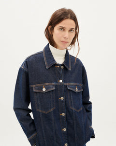 Phoebe Denim Jacket Dark Blue