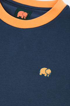 Trendsplant Color Block T-Paita Trendsplant Sininen