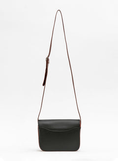 Crossbody Laukku Billie Musta Cognac