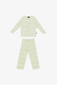 Taylor pyjama, Pöllökuosi Aqua Green