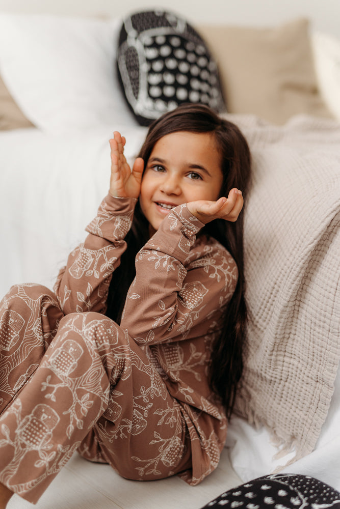 Taylor Pajama Owls Cacao
