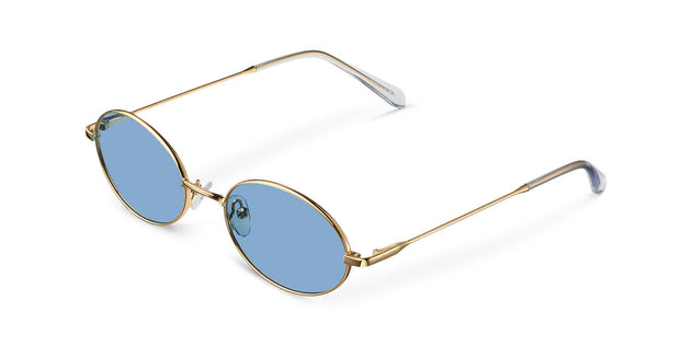 Amara Sunglasses Gold Blue