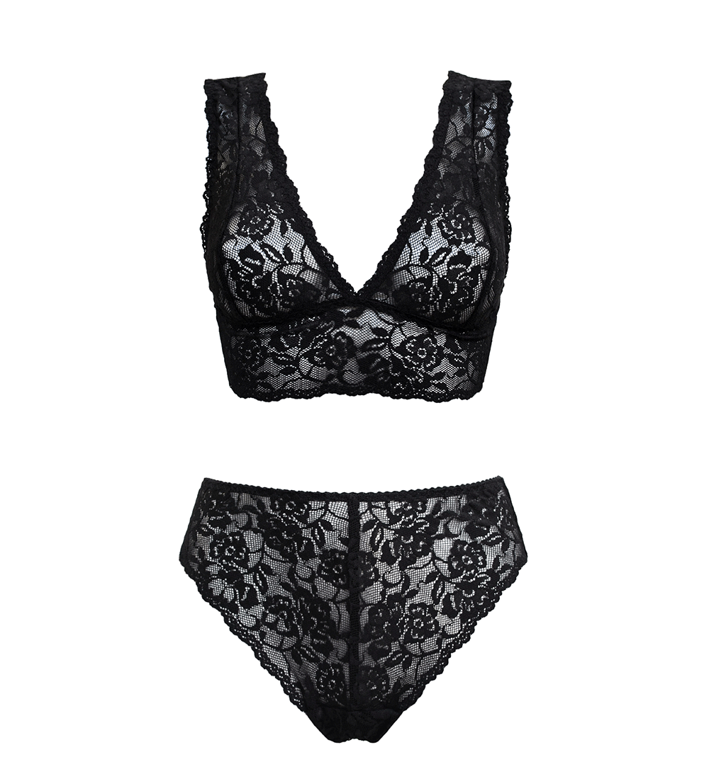 Black Amber Underwear Set