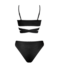 Jacquard Lin + Skyline Slim Bikini Set