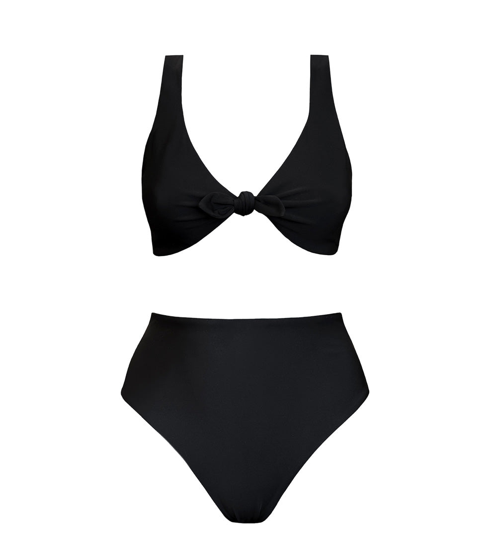 Line + Skyline High Bikini Set
