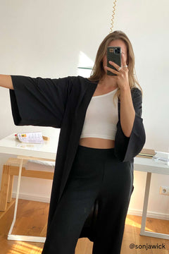 Unisex Kimono Musta