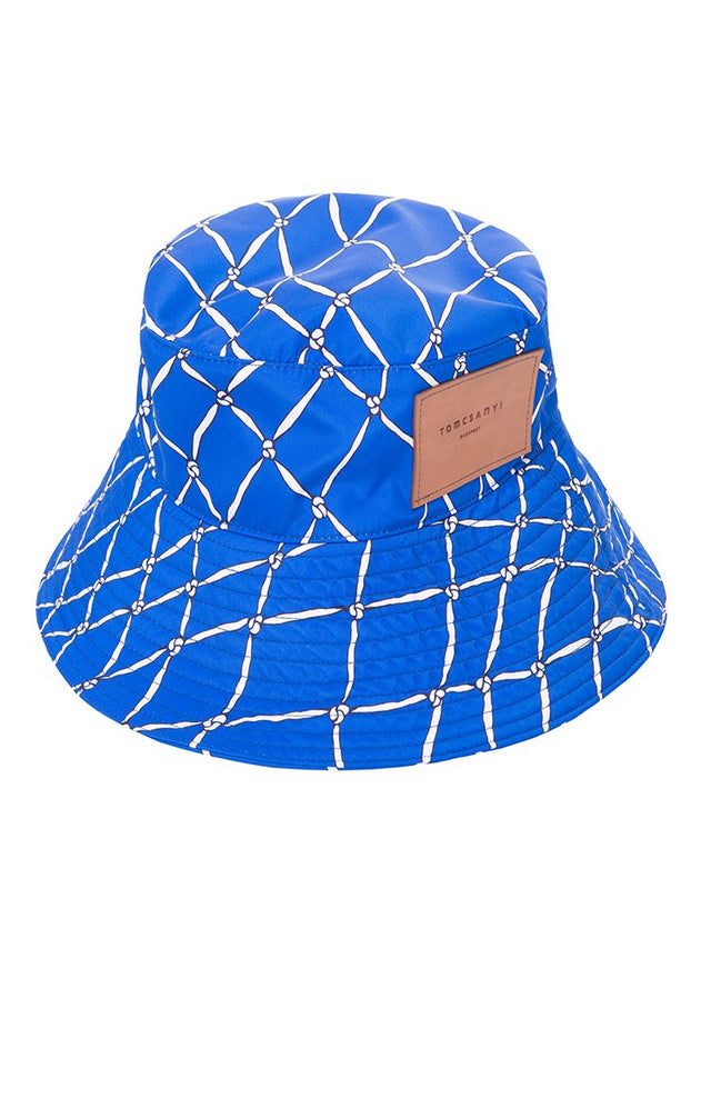 Busa Bucket Hat Fishnet Sininen