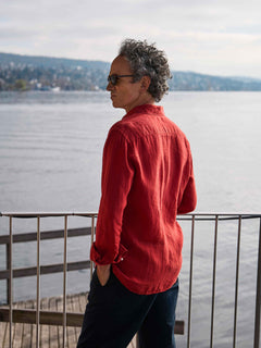 Nuve Linen Shirt Red