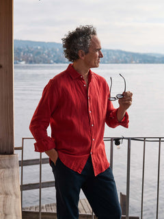 Nuve Linen Shirt Red