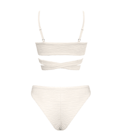 Jacquard Lin + Skyline Slim Bikini Set