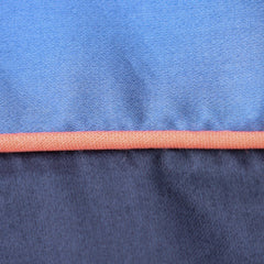 Cotton Sateen Duvet Cover Set Dusty Blue-Indigo