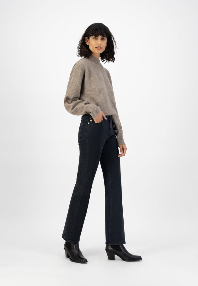 Isy Flared Farkut Stone Black