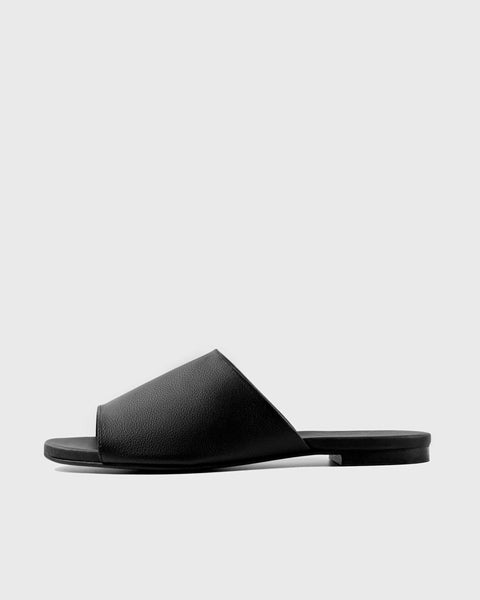 Ritzy Slides Grapes Leather Black