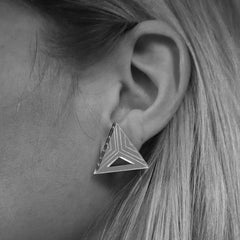 Triangle Earrings Gold