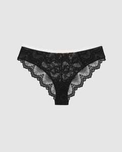 Lace Cheeky Black/White