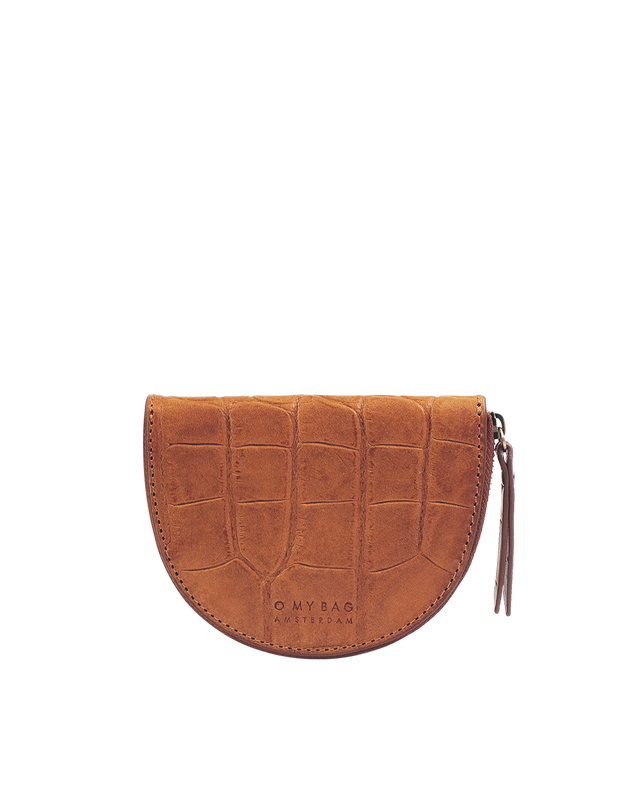 Laura -kolikon kukkaro Cognac Classic Croco