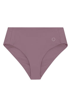 Ubud High-Waist Bikini Bottom Plum