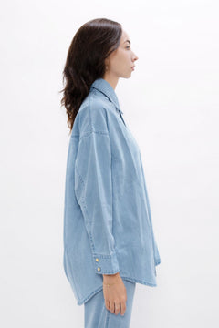 Louisiana MSY Classic Denim Shirt Sky