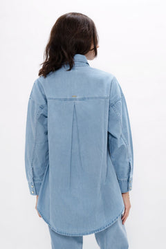 Louisiana MSY Classic Denim Shirt Sky