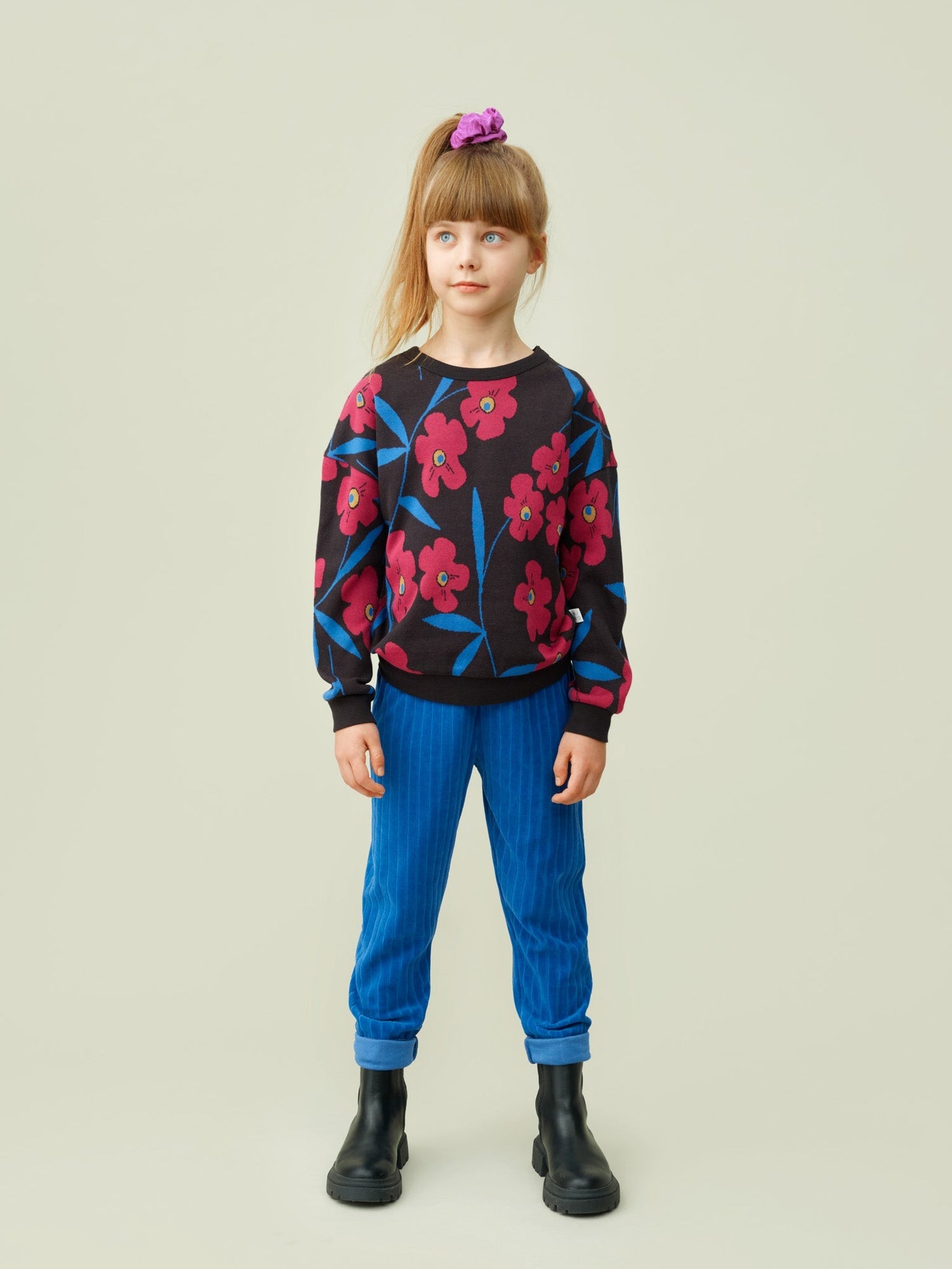 Lasten Mysterious Blooms Jacquard Paita