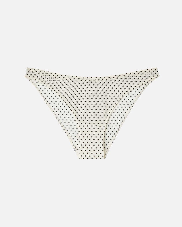 Mesh Bikini Briefs Polka Dots