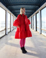 Miia Halmesmaa - Lush Dress With Bow Collar Red, image no.4